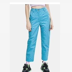 Dollskill Local Heroes pants, retro wave design US 4